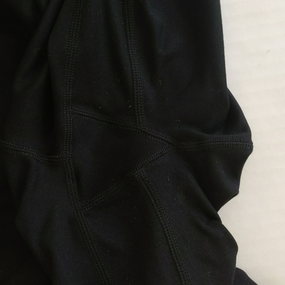 Active Life Workout Mesh Athletic Capri Leggings XL Black Charcoal - Picture 12 of 12